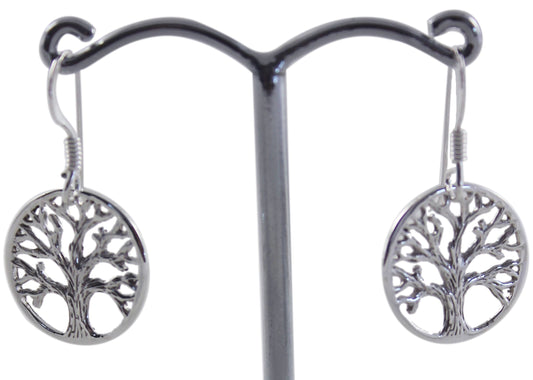 BD Sterling Silver Tree of Life Earrings