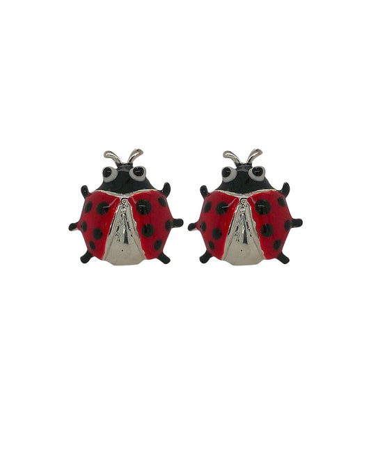 BD Sterling Silver Ladybird Studs