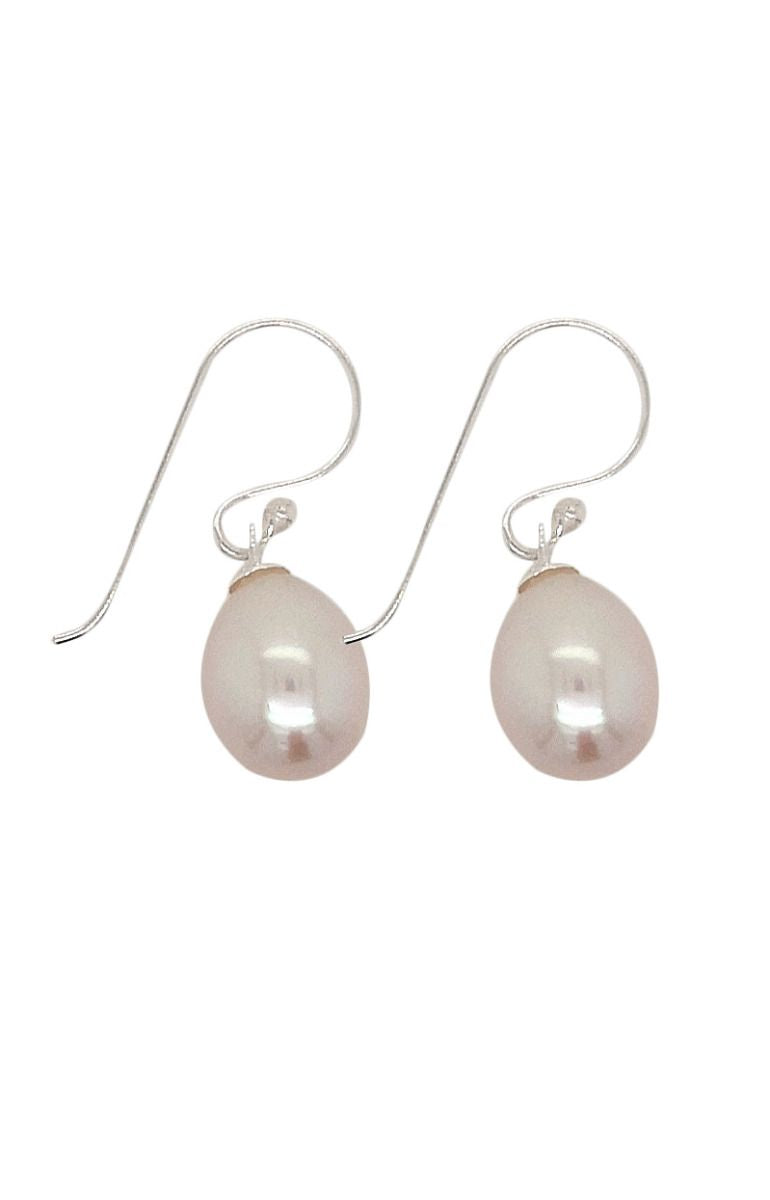 BD Sterling Silver & Pearl Drop Earrings