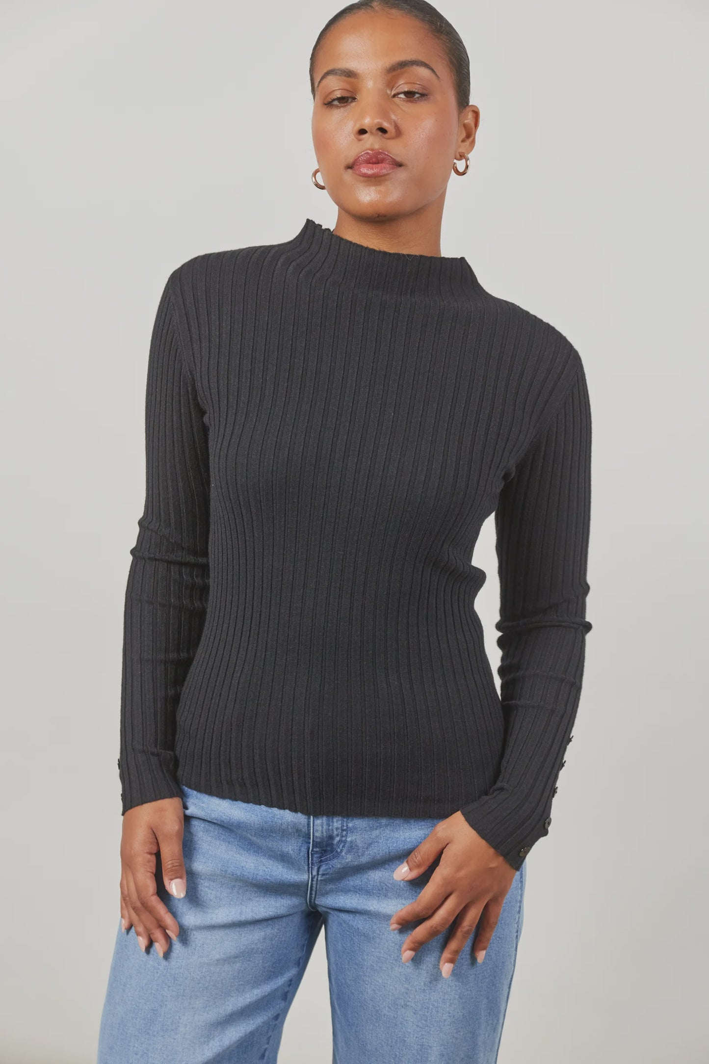 Isle of Mine Skyline Knit Top - Onyx