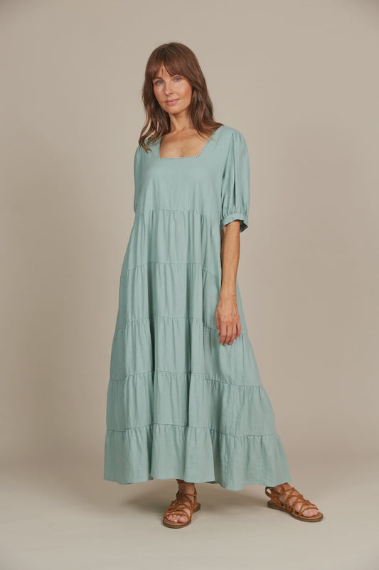 Isle Of Mine Amelie Maxi Dress Seafoam