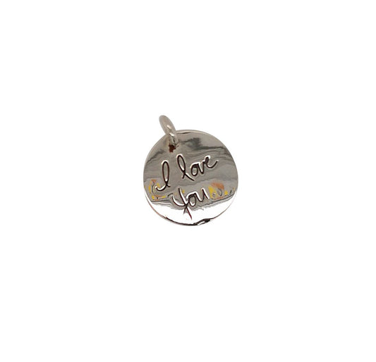 BD Sterling Silver I Love You Pendant