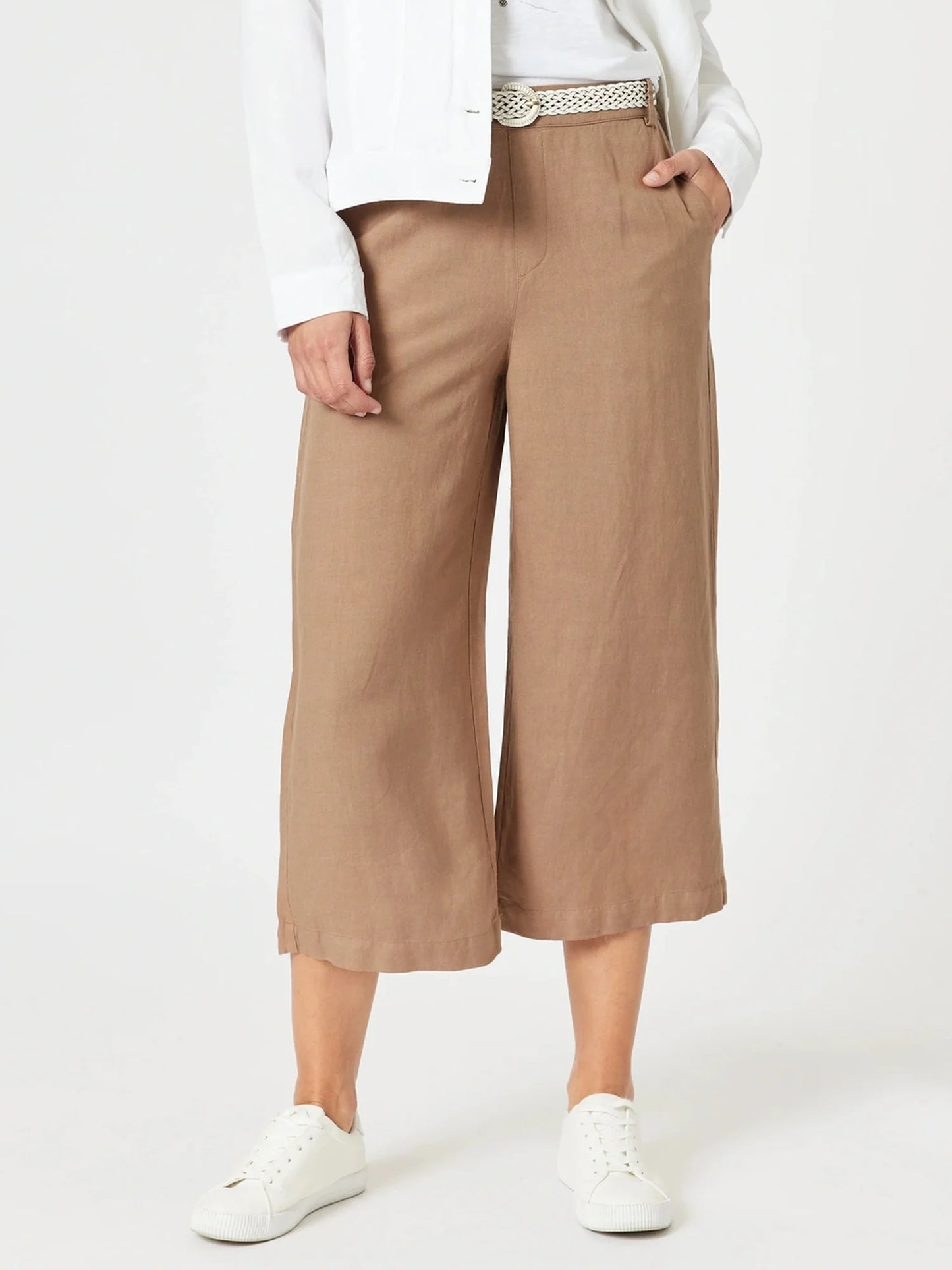 Gordon Smith Lino Wide Leg Pant Nutmeg