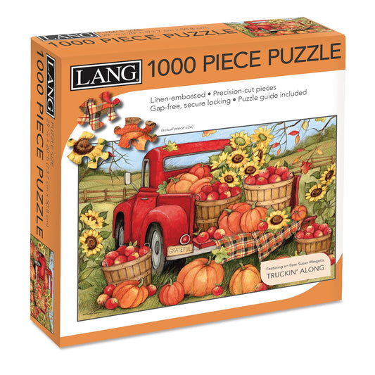 LANG Jigsaw Puzzle 1000pc - Harvest Truck