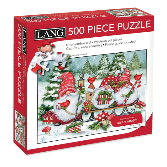LANG Jigsaw Puzzle 500pc - Holiday Gnomes