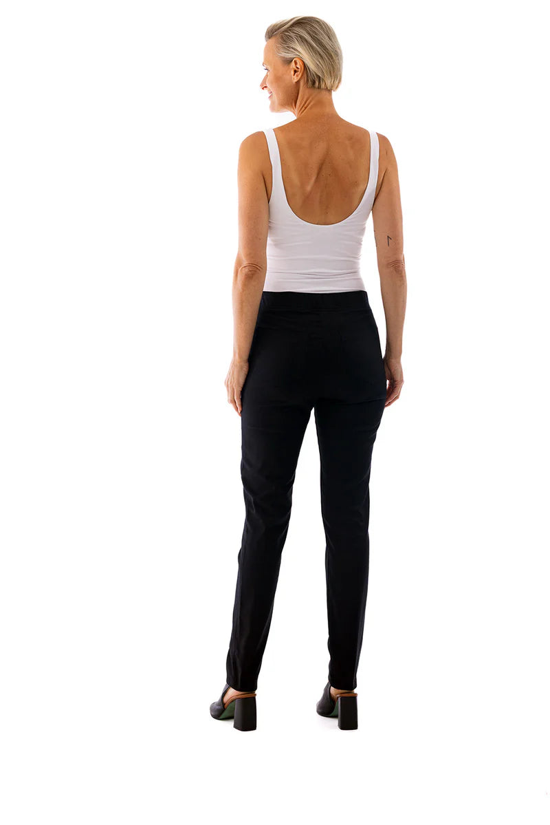 Cafe Latte Wider Leg Pull-on Pant