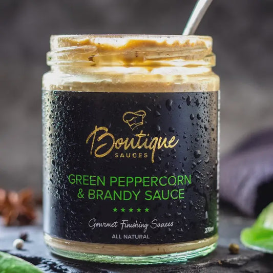 Boutique Sauces Green Peppercorn & Brandy Sauce 270mL