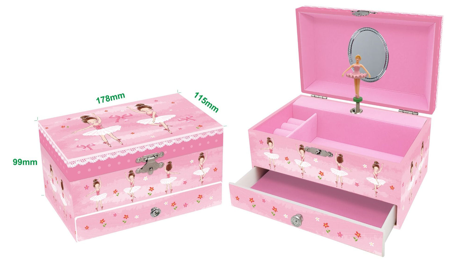ToysLink Musical Jewellery Box Dual Ballerina