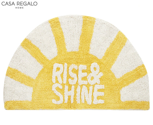 Casa Regalo Rise & Shine Cotton Bathmat Yellow