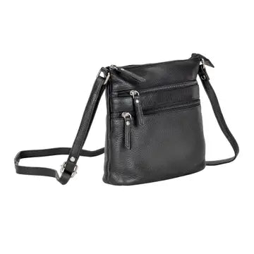Greenwood Crossbody Leather Bag Camden - Black - 2066