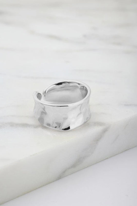 Zafino Bianca Adjustable Ring - Silver