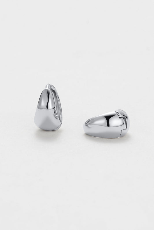 Zafino Steph Hoop Small - Silver