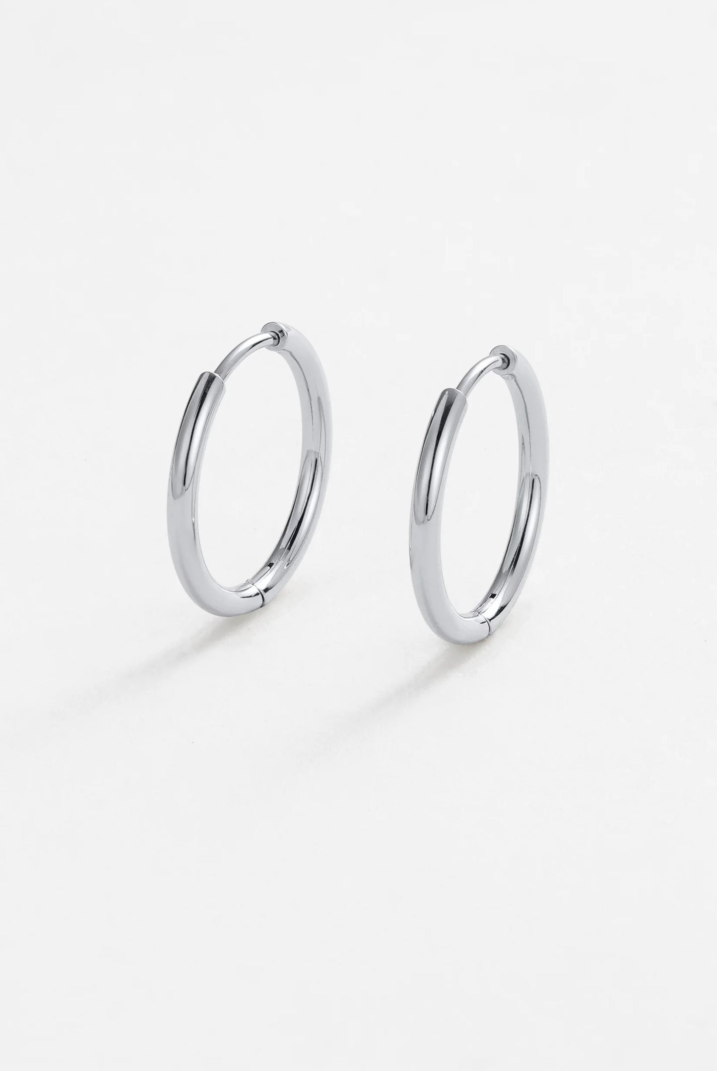 Zafino Delilah Hoop - Silver (3 sizes)