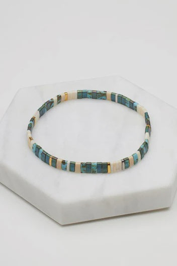 Zafino Tile Bracelet - Teal