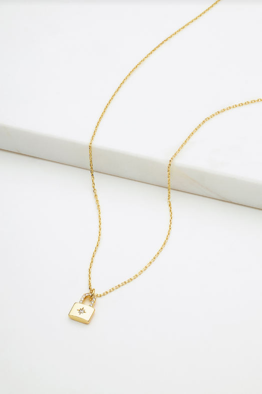 Zafino Locket Mini Necklace - Gold