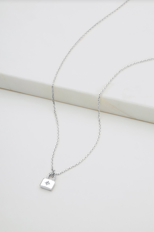 Zafino Locket Mini Necklace - Silver