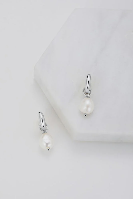 Zafino Charlie Mini Hoop - Silver