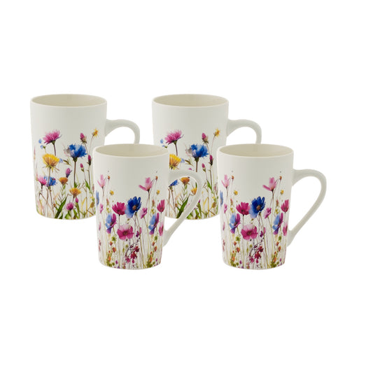 Bundanoon Tube Mug Set Of 4 - Meadow