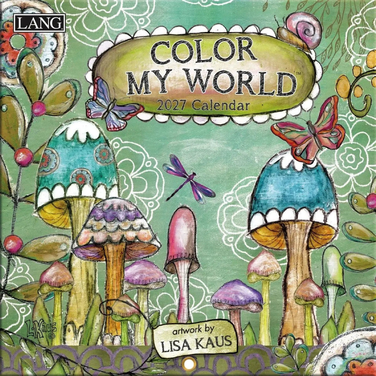LANG 2027 Mini Calendar - Color My World