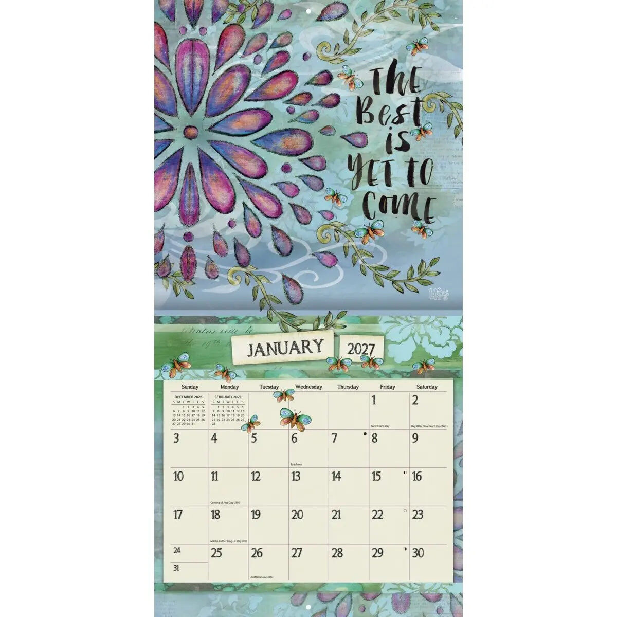 LANG 2027 Mini Calendar - Color My World