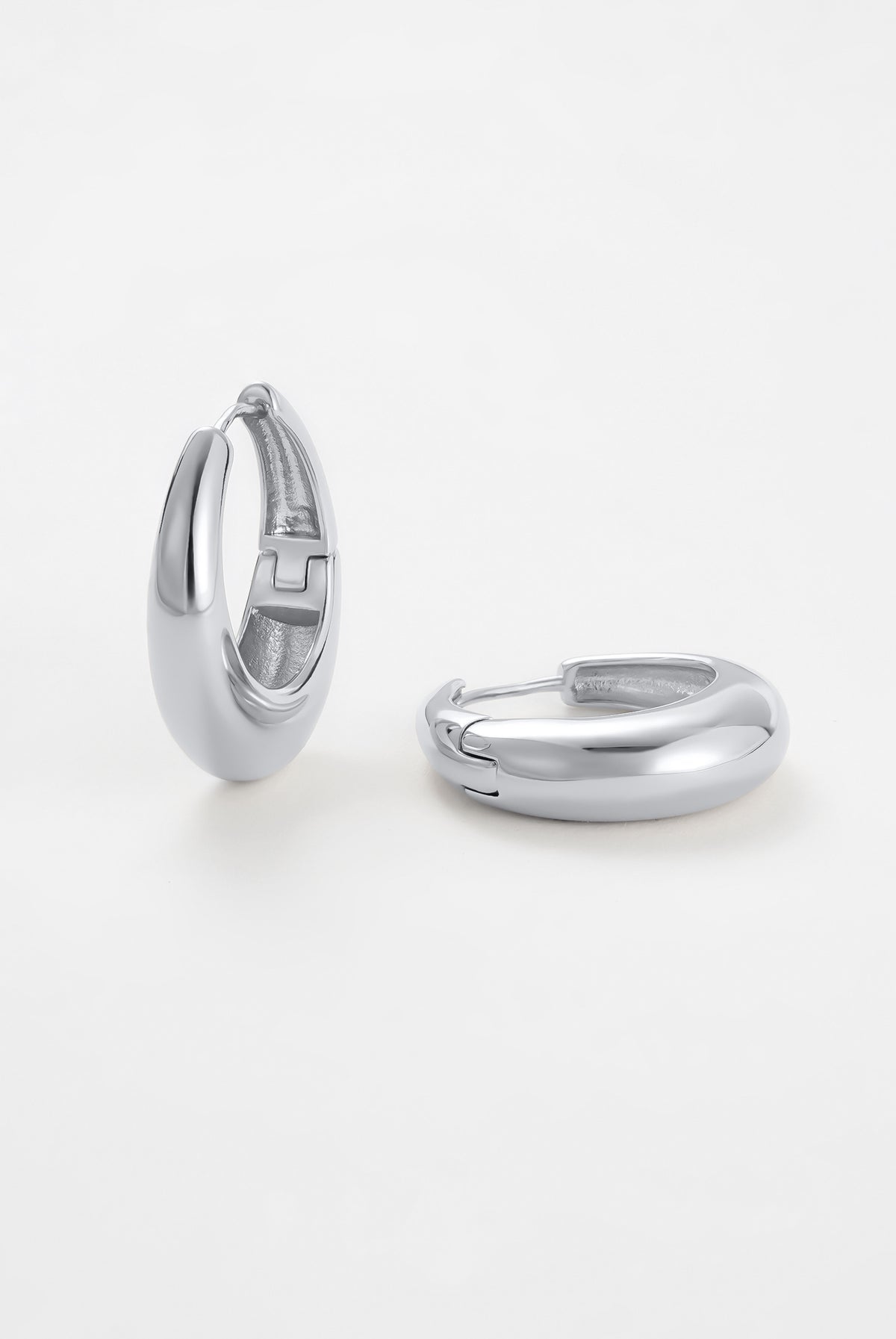 Zafino Cleo Hoop Large - Silver