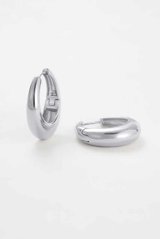 Zafino Cleo Hoop Large - Silver