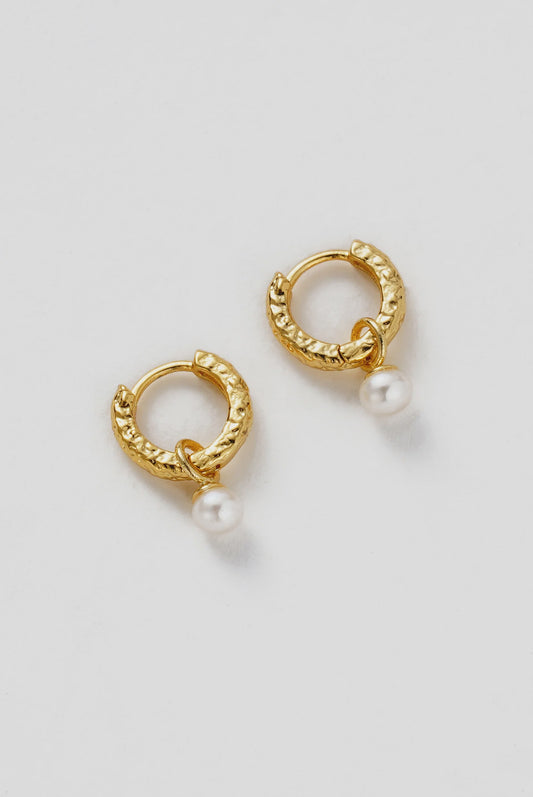 Zafino Emery Earring Pearl/Gold