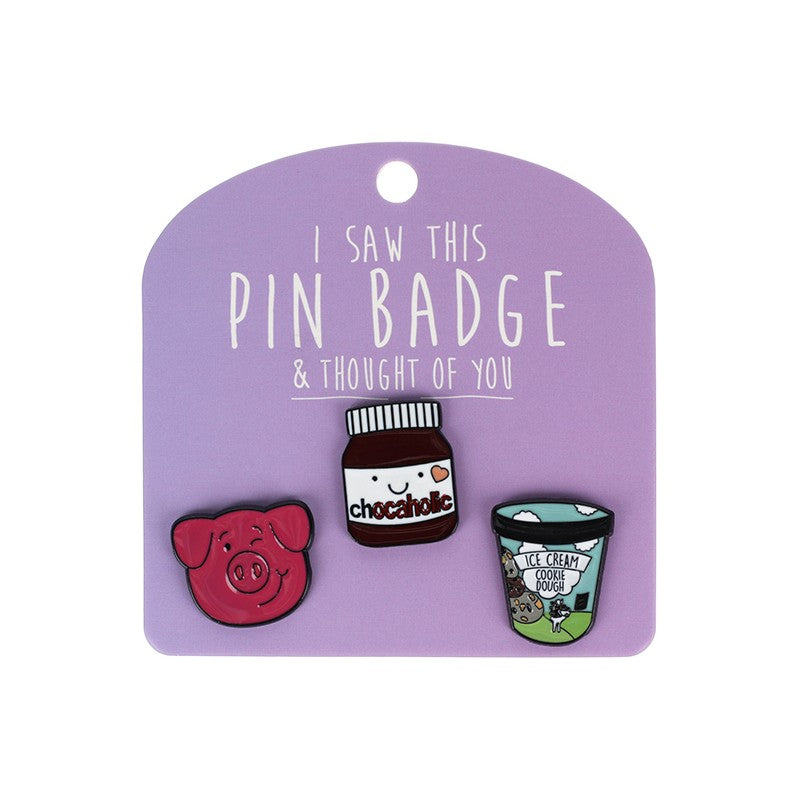 Artique I Saw This Pin Badge Set/3 24 Designs