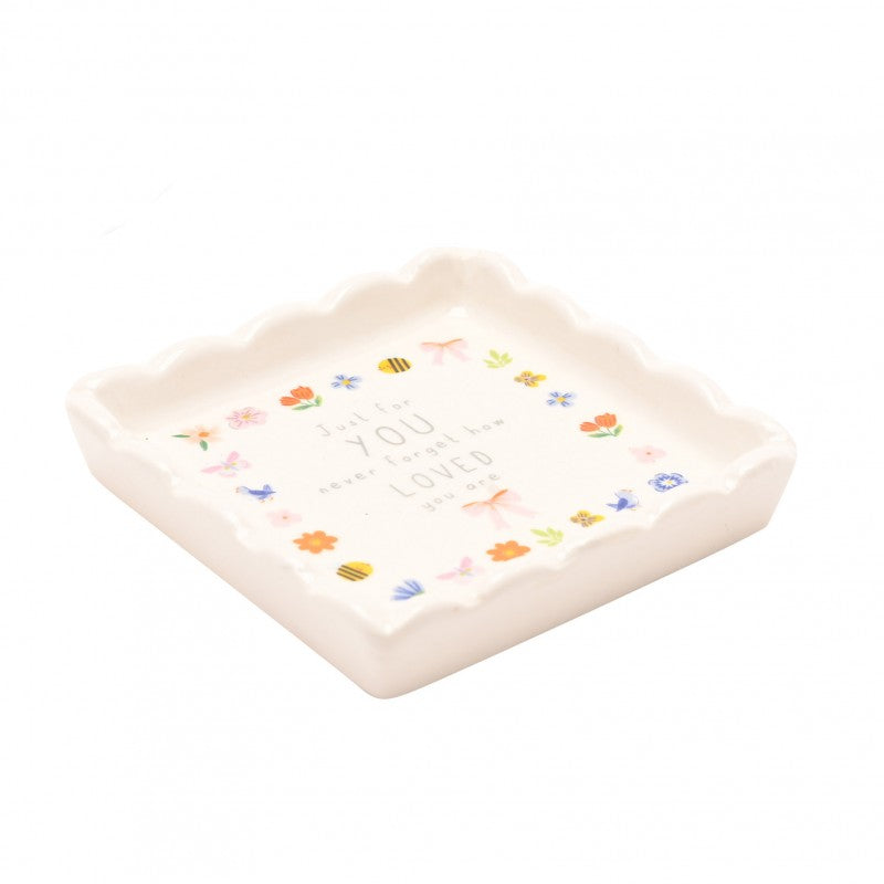 Love Life Ceramic Trinket Tray