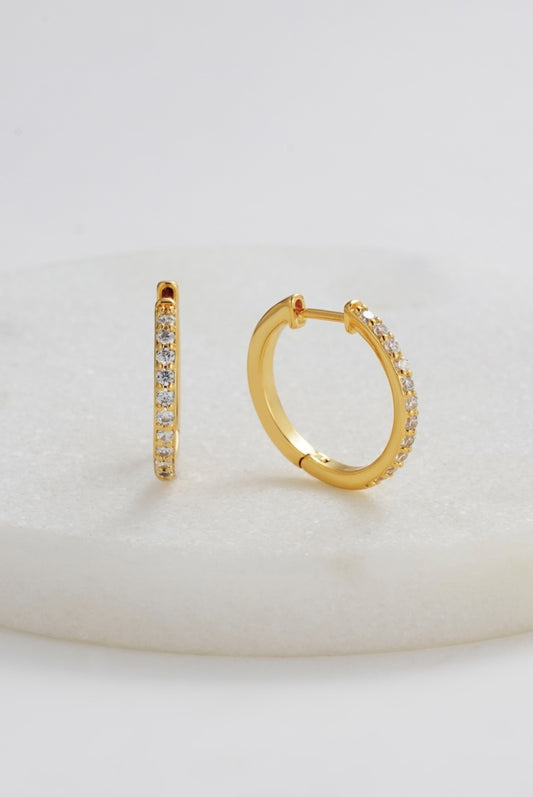Zafino Catalina Hoop - Gold