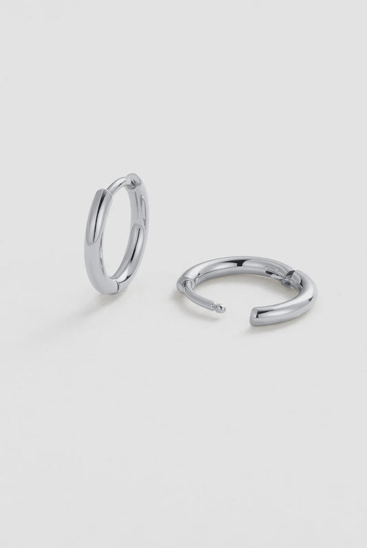 Zafino Delilah Hoop Small Silver Earring