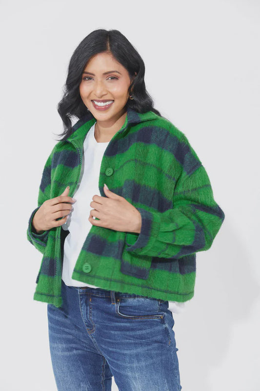 Haven Daytona Crop Jacket - Oasis
