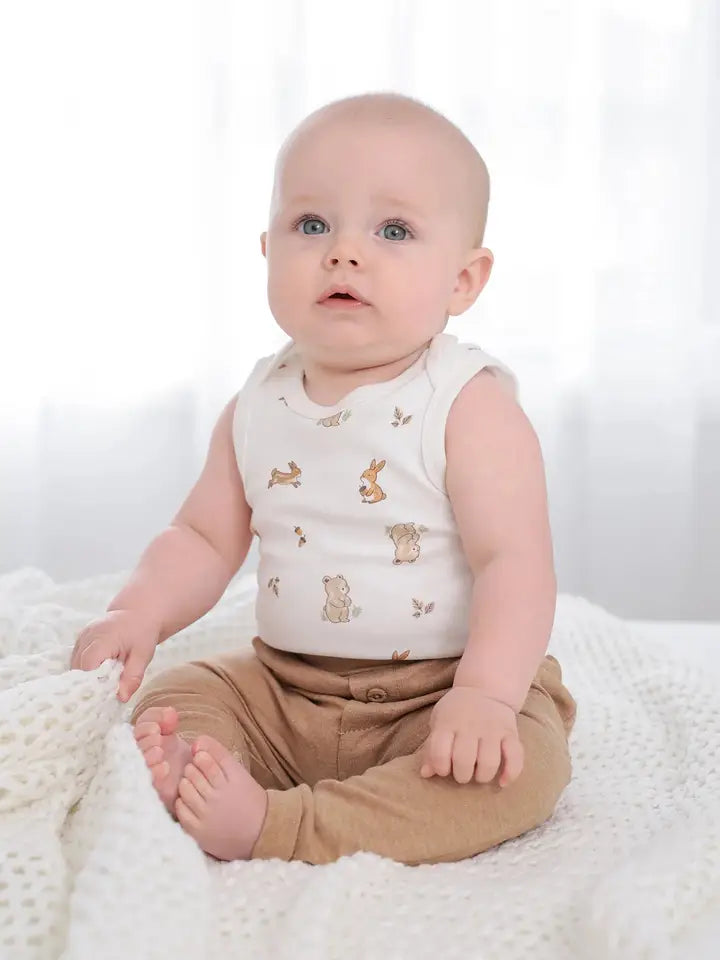 Lummi Organic Cotton Track Pants - Brown