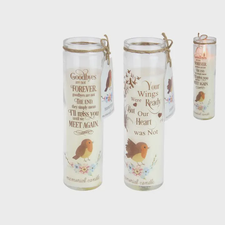 Cubby House Pillar Candle With Inspirational Words