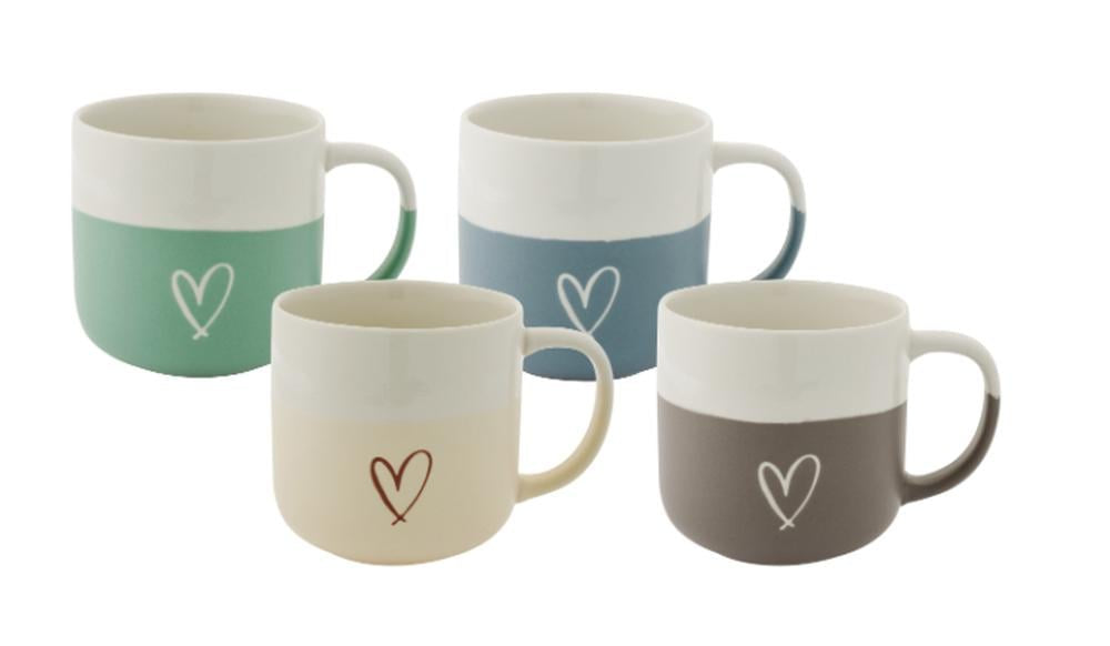 Bundanoon Classic Mug Set/4 - Hearts