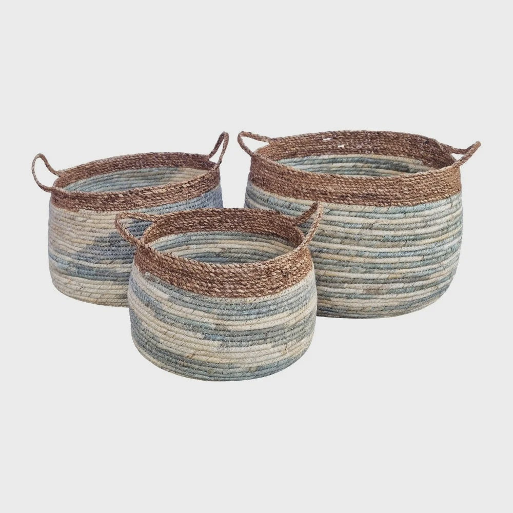 j.elliot Jasper Natural Baskets 3 sizes