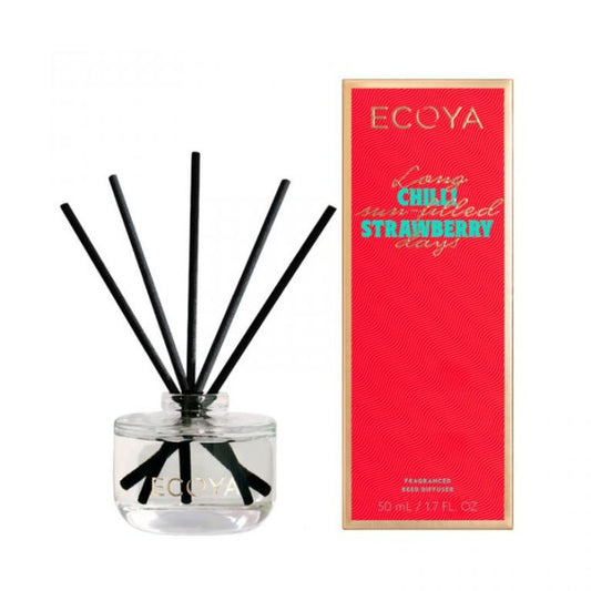 Ecoya Chilli Strawberry Holiday Collection Mini Diffuser 50ml