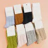 Angels Whisper Winter Cable Woolen Crew Socks (3 col)