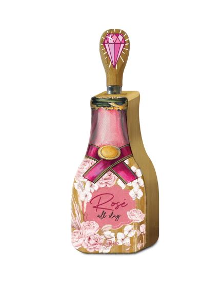 Lisa Pollock Bottle Shaped Cheese Knife Block