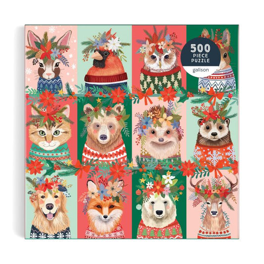 Galison Furry And Bright 500 Piece Puzzle