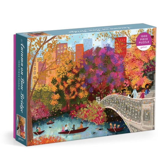 Galison Autumn on Bow Bridge 1000pc Puzzle