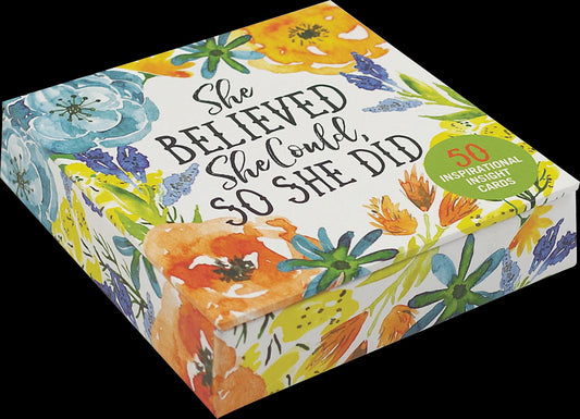 Peter Pauper Insight Cards - She Believed She Could So She Did