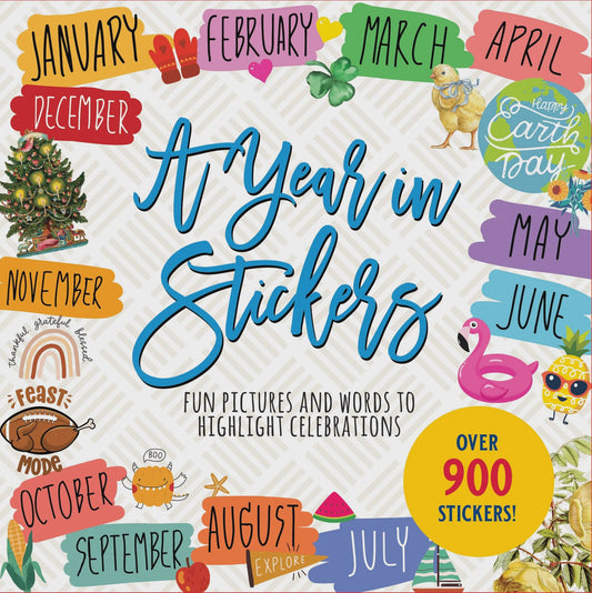 Peter Pauper Sticker Book - A Year in Stickers