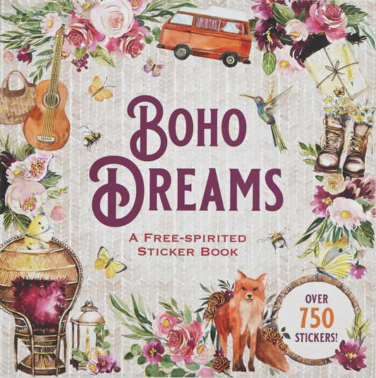 Peter Pauper Sticker Book - Boho Dreams