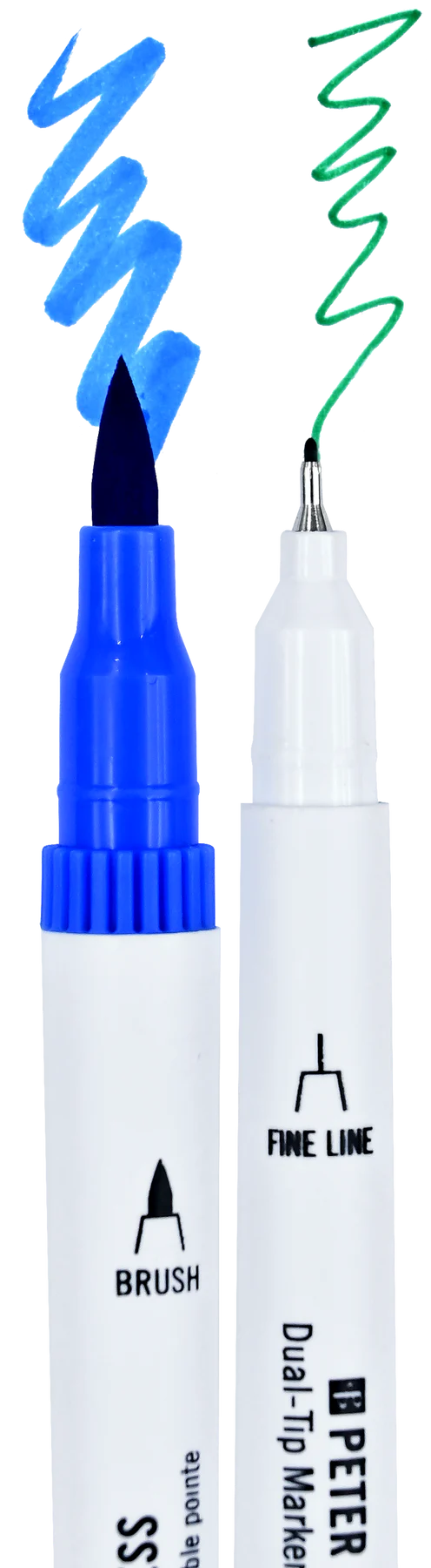 Peter Pauper Dual Tip Colouring Markers Set/60