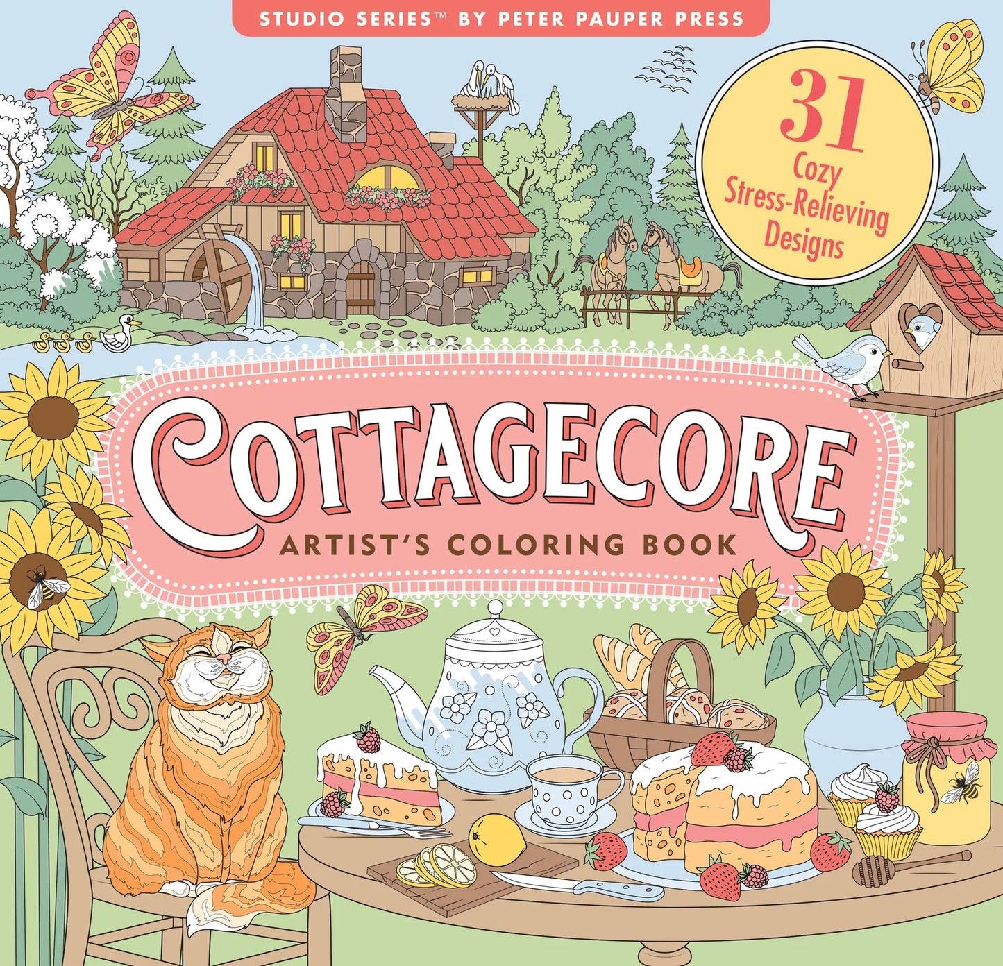 Peter Pauper Colouring Book