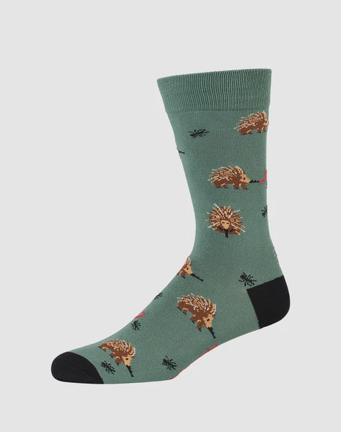 Bamboozld Mens Echidna Bamboo Sock Size 7-11