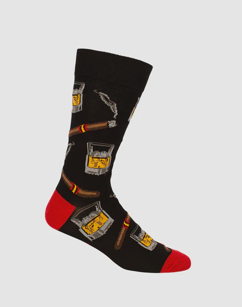 Bamboozld Mens Whiskey Bamboo Sock Size 7-11