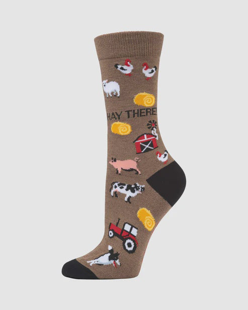 Bamboozled Womens Hay There Sock