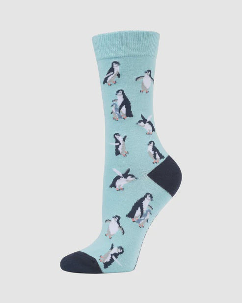 Bamboozld Womens Penguin Parade Sock